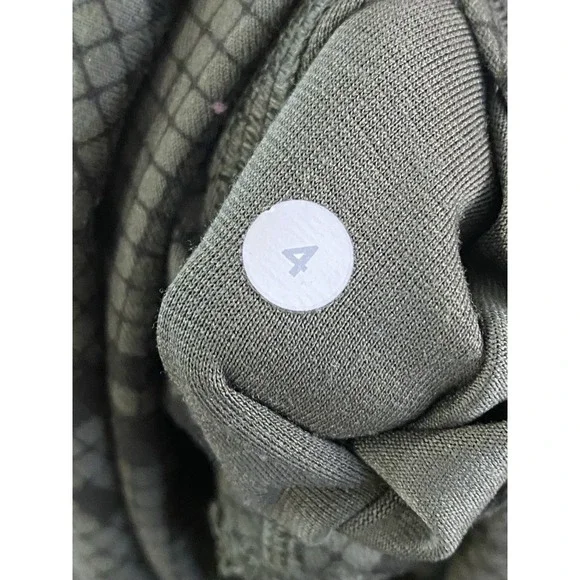 Lululemon Wunder Under Crop High-Rise Full-On Luxtreme 22" Snake Green Size 5 - Picture 6 of 6